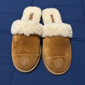 Tory Burch Shearling Slipper 7.5 NEW